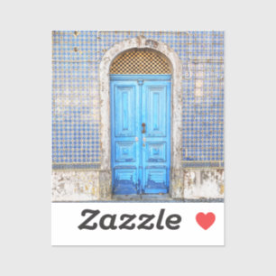 Blue Portugal Door Sticker