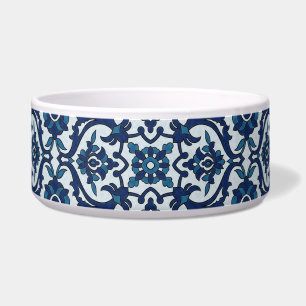 Blue Portuguese Azulejos Floral Tile Pattern Bowl