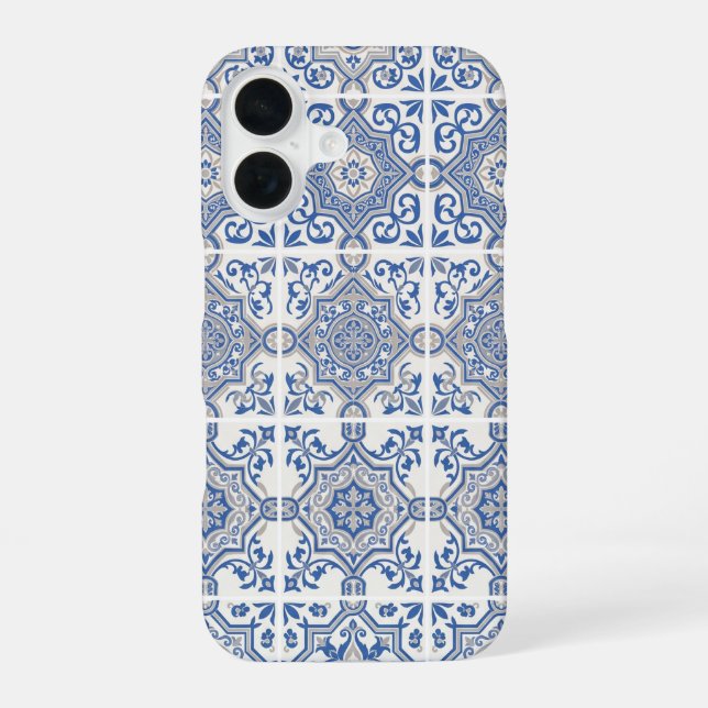 Blue Portuguese Tile Iphone Case (Back)