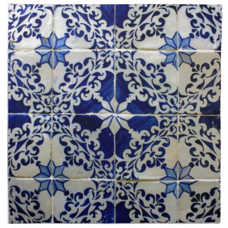 Blue, Portuguese Tiles Napkin