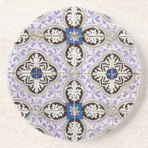 Blue, Portuguese Tiles Sandstone Coaster