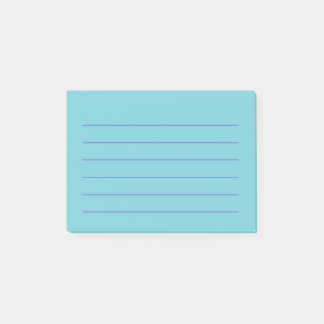 Blue Post-it® Notes 4" x 3"