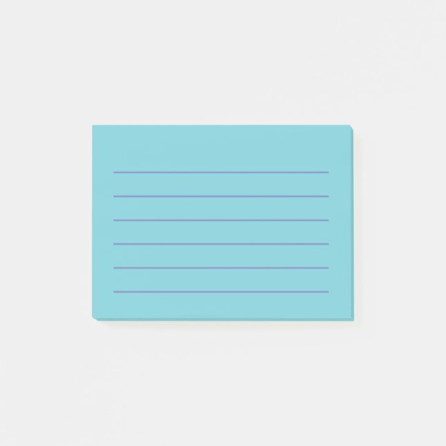 Blue Post-it® Notes 4" x 3" (Front)
