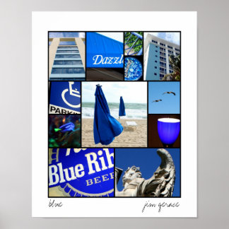 blue poster