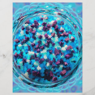 Blue Potpourri Bulk Scrapbook Paper Pages