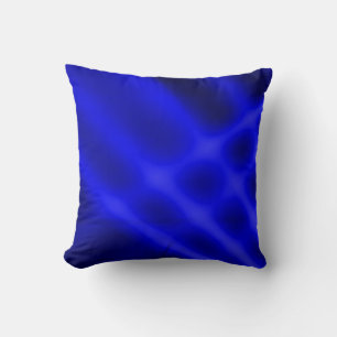 Blue Pots Light Rays Art Design Throw Pillow