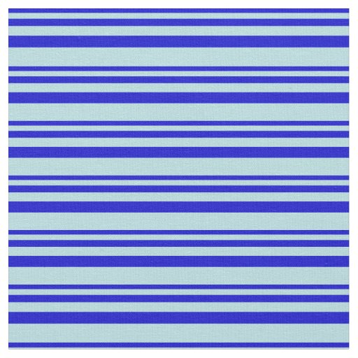 Blue & Powder Blue Stripes Fabric