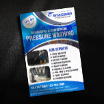 Blue Power Washing Pressure Wash House Cleaning Flyer<br><div class="desc">Make your business sparkle with this eye-catching power washing flyer template! This fully customizable design features a clean and modern look, perfect for showcasing your services and attracting new customers. Key features: Professional and modern design: Impress potential clients with a polished and trustworthy look. Easy to customize: Simply add your...</div>