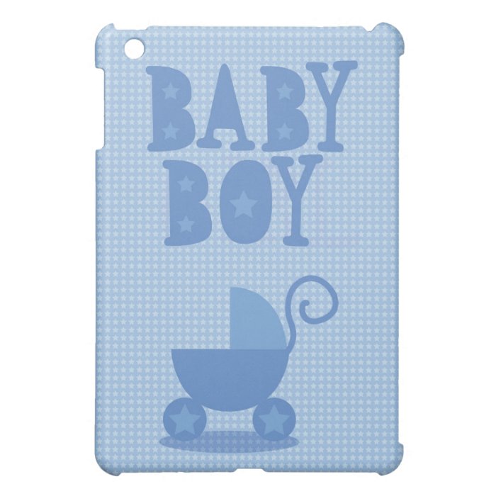 Blue pram BABY BOY wicked greetings iPad Mini Cover