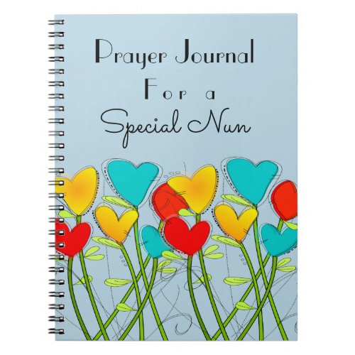 Blue Prayer Journal For a Special Nun