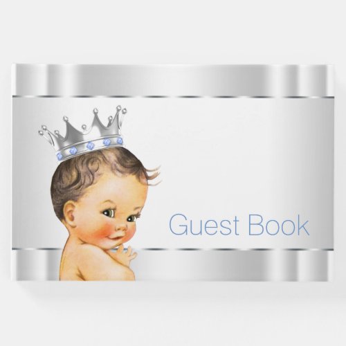 Blue Prince Baby Shower Guest Book