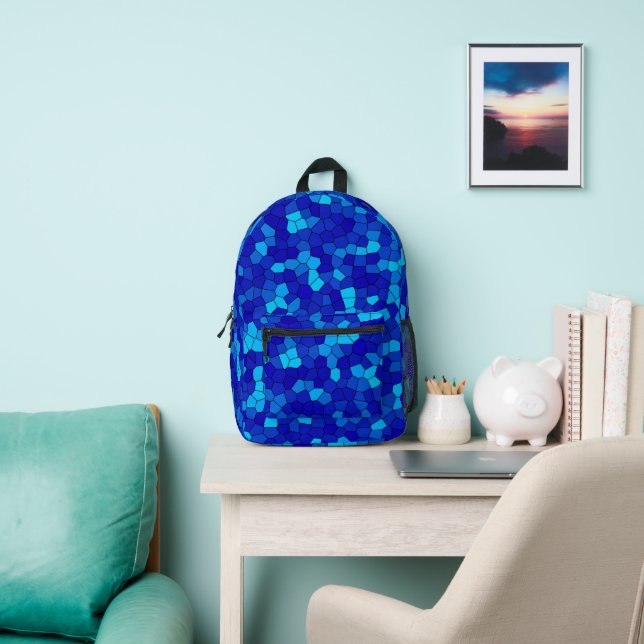 Blue Printed Backpack (Insitu)
