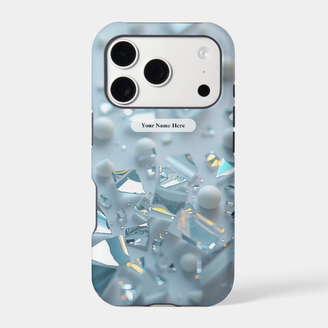 Blue Prism Pearl Shatter Case-Mate iPhone Case (Back)