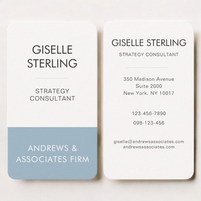 Blue Professional Business Card (Creator Uploaded)
