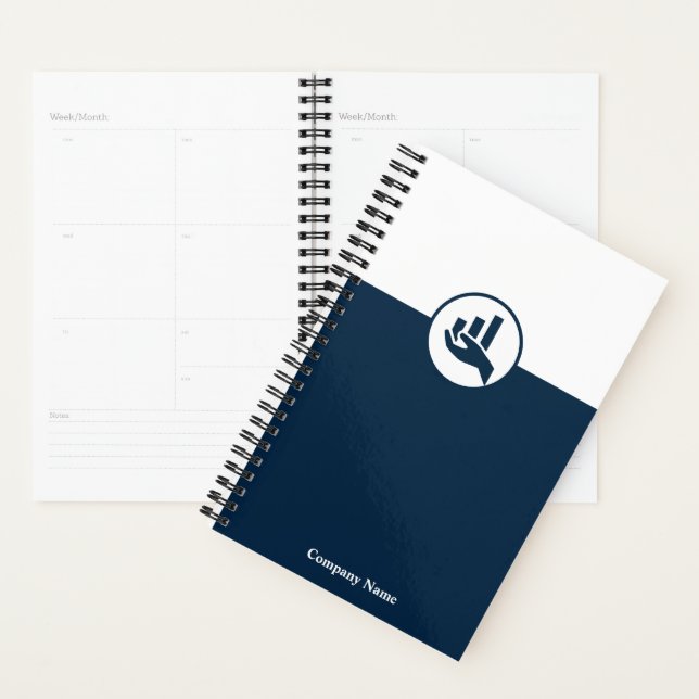Blue Promotional Merchandise Swag Planner (Display)