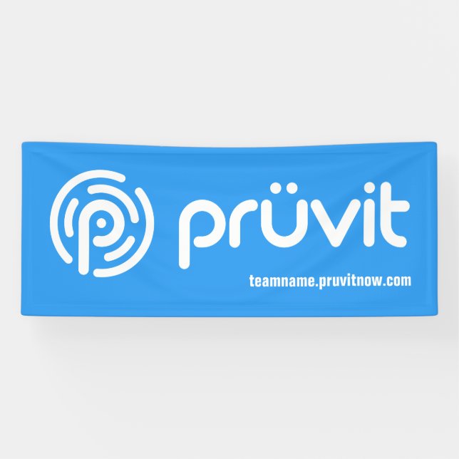 Blue pruvit banner (Horizontal)