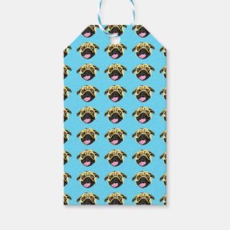 Blue Pug Gift Tags