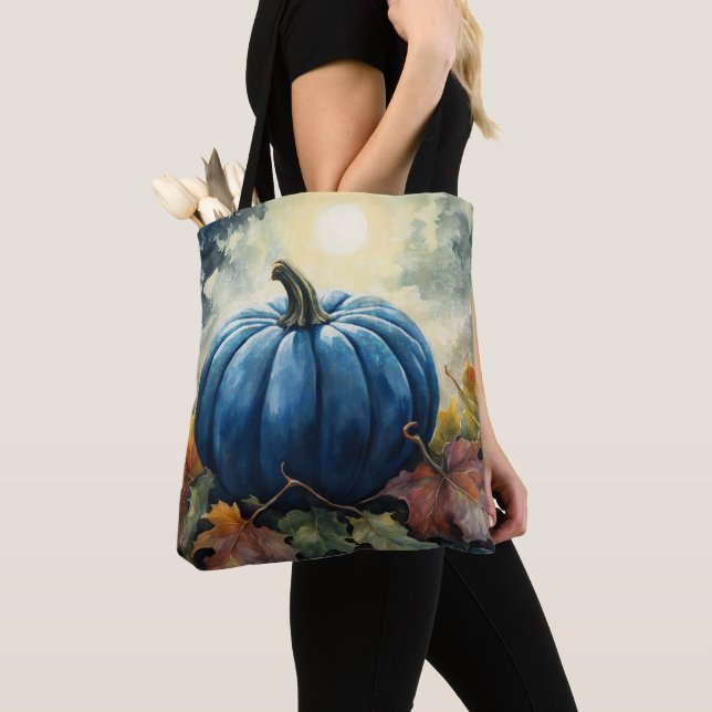 Blue Pumpkin - Tote Bags (Close Up)