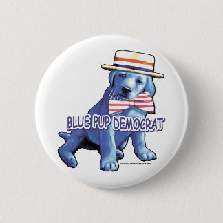 Blue Pup Button 