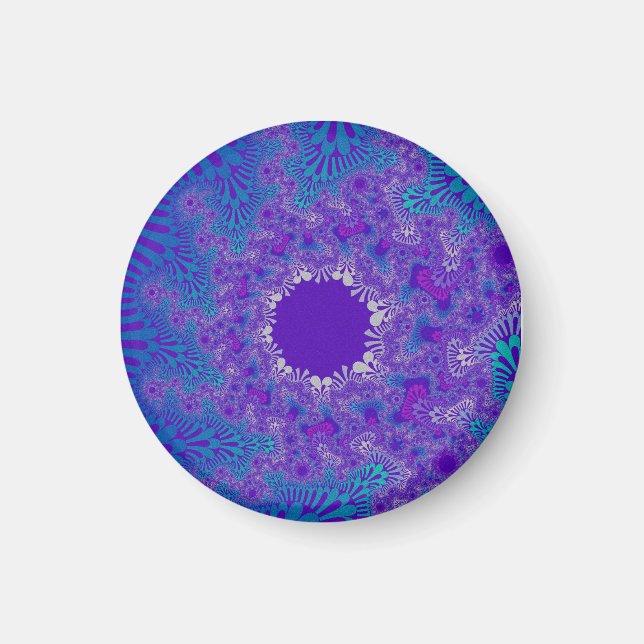 Blue Purity Sunburst Magnet (Front)