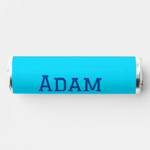 Blue purple add name text back to school message s breath savers® mints