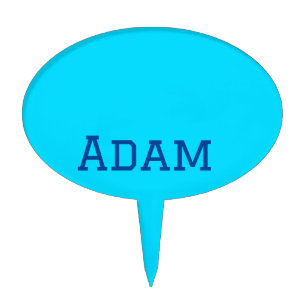 Blue purple add name text back to school message s cake topper