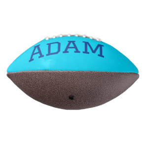 Blue purple add name text back to school message s football