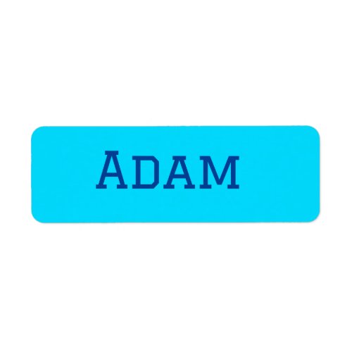 Blue purple add name text back to school message s label