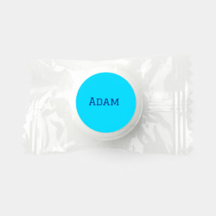 Blue purple add name text back to school message s life saver® mints