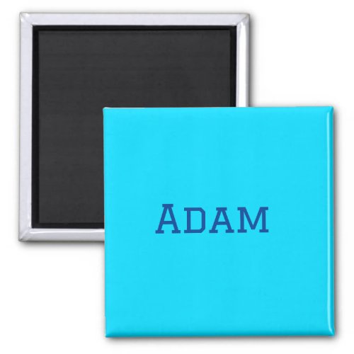 Blue purple add name text back to school message s magnet