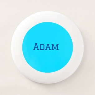 Blue purple add name text back to school message s Wham-O frisbee