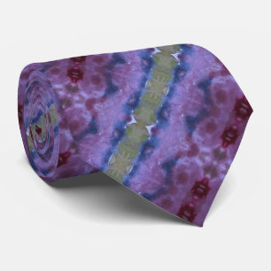 Blue Purple and Burgundy Neck Tie