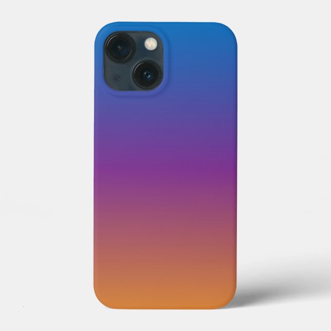 Blue, Purple and Orange Gradient Case-Mate iPhone Case (Back)