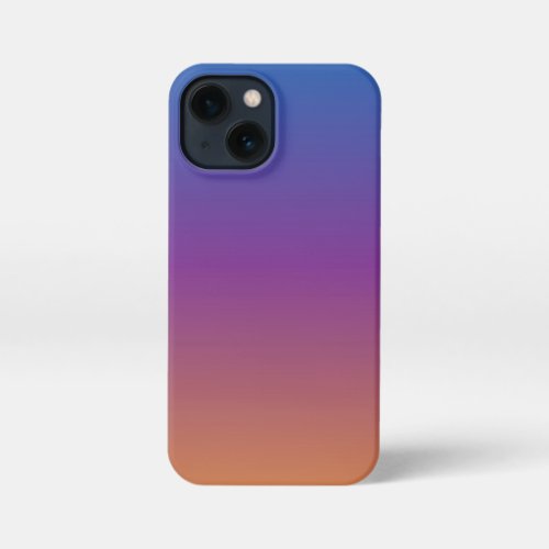 Blue Purple and Orange Gradient iPhone 13 Mini Case