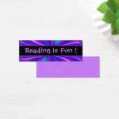 Blue Purple Book Marks Plates (Desk)