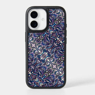 Blue Purple Brushstrokes-Abstract Pattern iPhone 17 Case