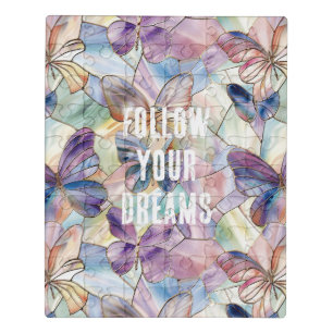 Blue Purple Butterflies Jigsaw Puzzle