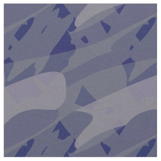 Blue Purple camo abstract Fabric
