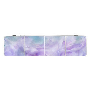 Blue & purple cloud swirl beer pong table