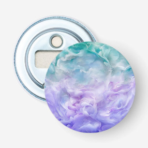 Blue & purple cloud swirl bottle opener