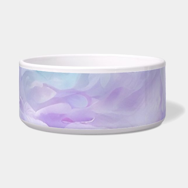 Blue & purple cloud swirl bowl (Front)