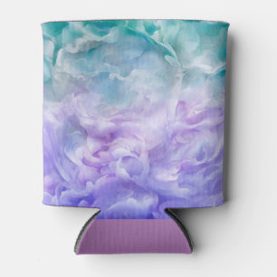 Blue & purple cloud swirl can cooler