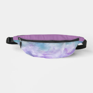 Blue & purple cloud swirl fanny pack