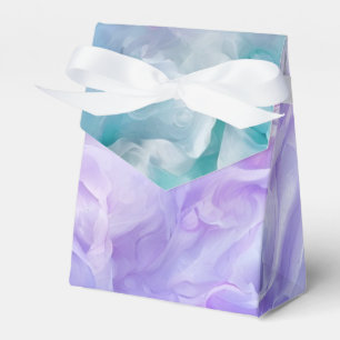 Blue & purple cloud swirl favor boxes