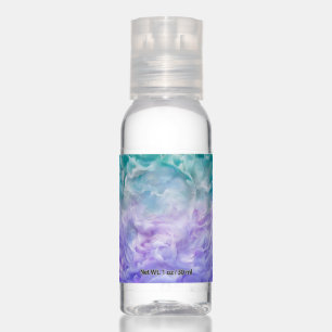 Blue & purple cloud swirl hand sanitizer