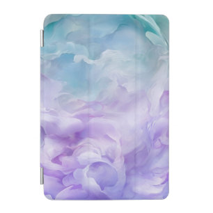 Blue & purple cloud swirl iPad mini cover