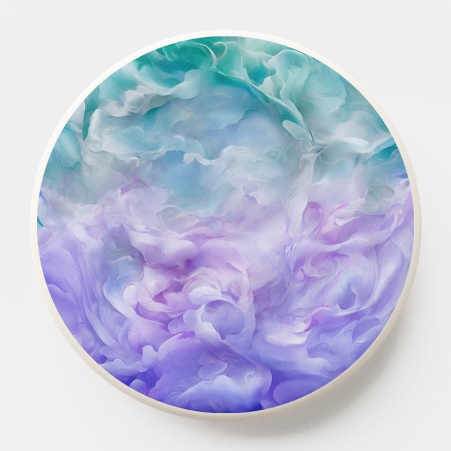 Blue & purple cloud swirl  PopSocket (Popsocket)
