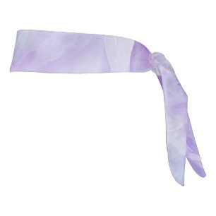 Blue & purple cloud swirl tie headband