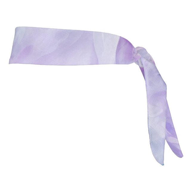 Blue & purple cloud swirl tie headband (Rotate 90)