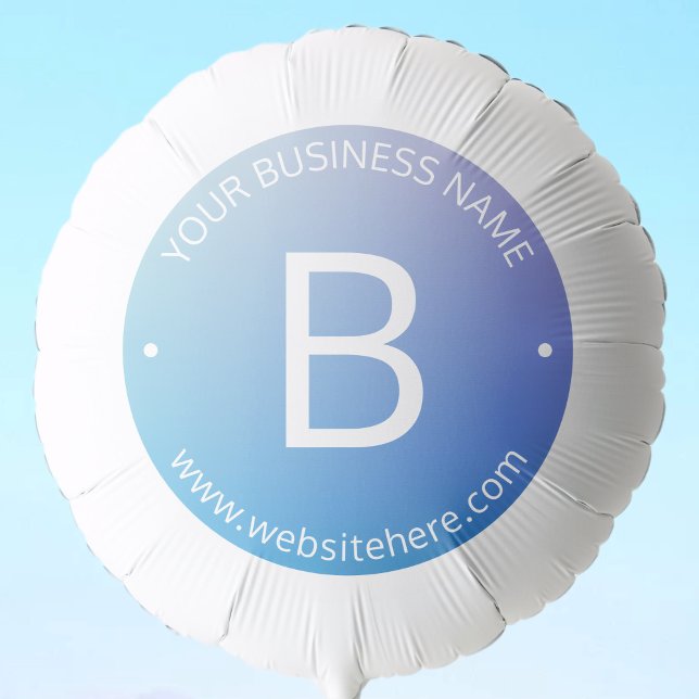 Blue & Purple Fading Ombre with Editable Text Balloon (Creator Uploaded)